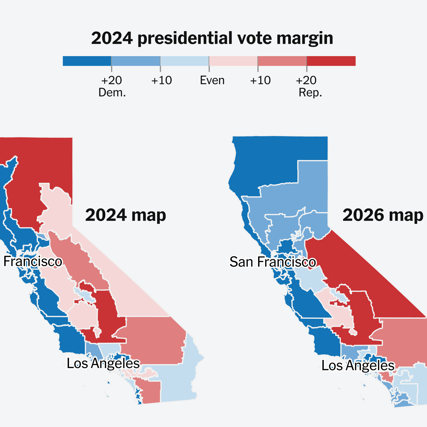 California Redistricting Leaves Few Competitive Congressional Seats