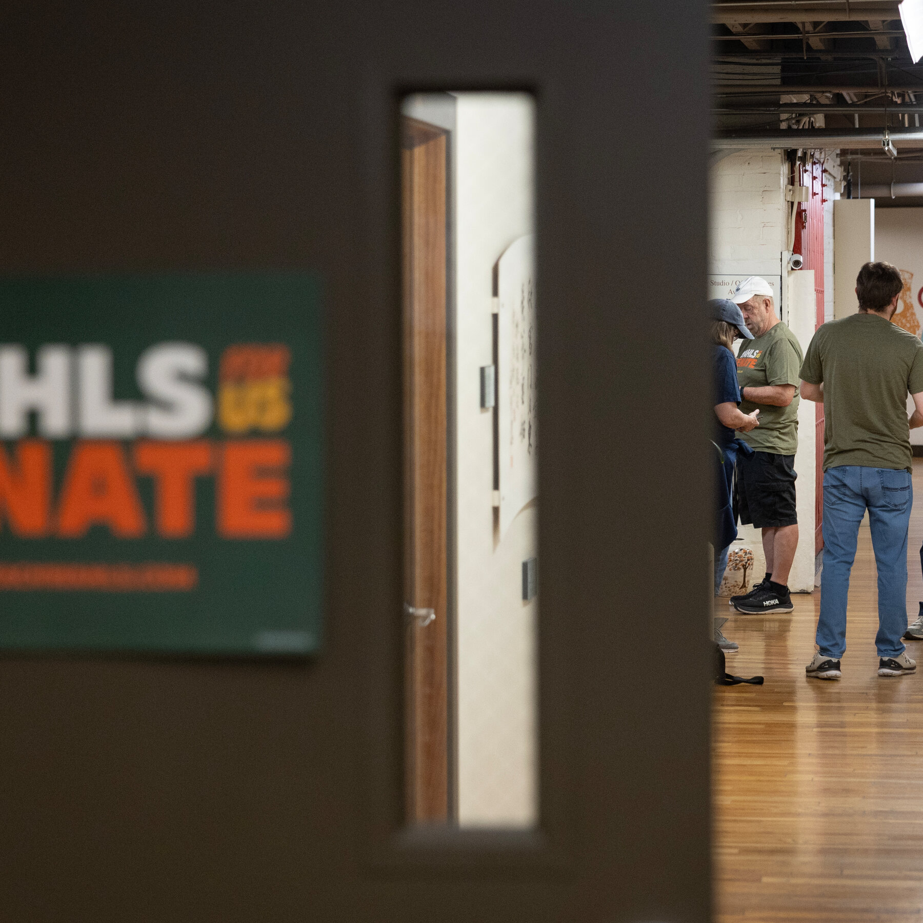 Cedar Rapids Voter Receives Personal Attention in Iowa Senate Primary