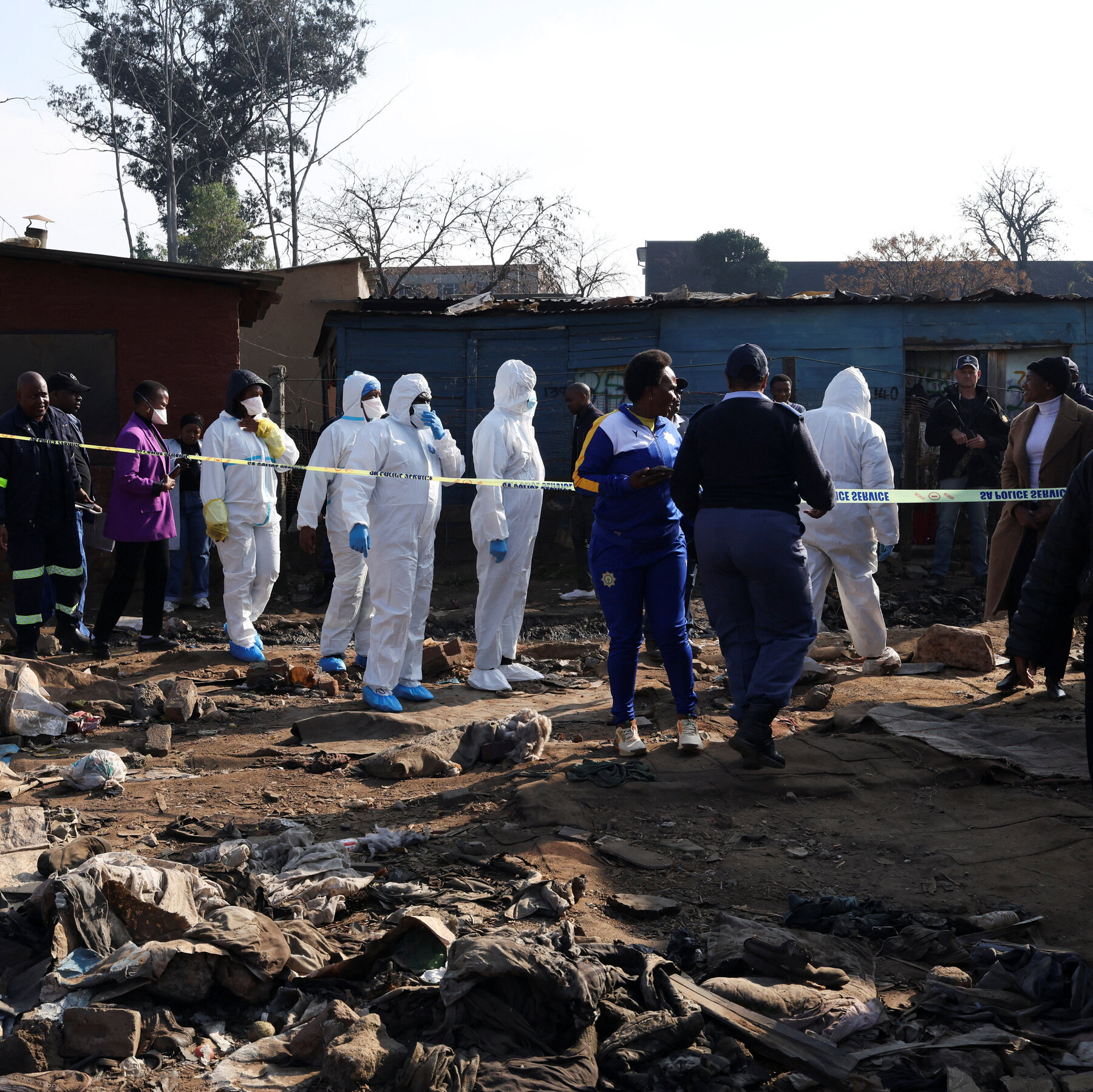 Mass Shooting in Johannesburg Settlement Leaves at Least a Dozen Dead