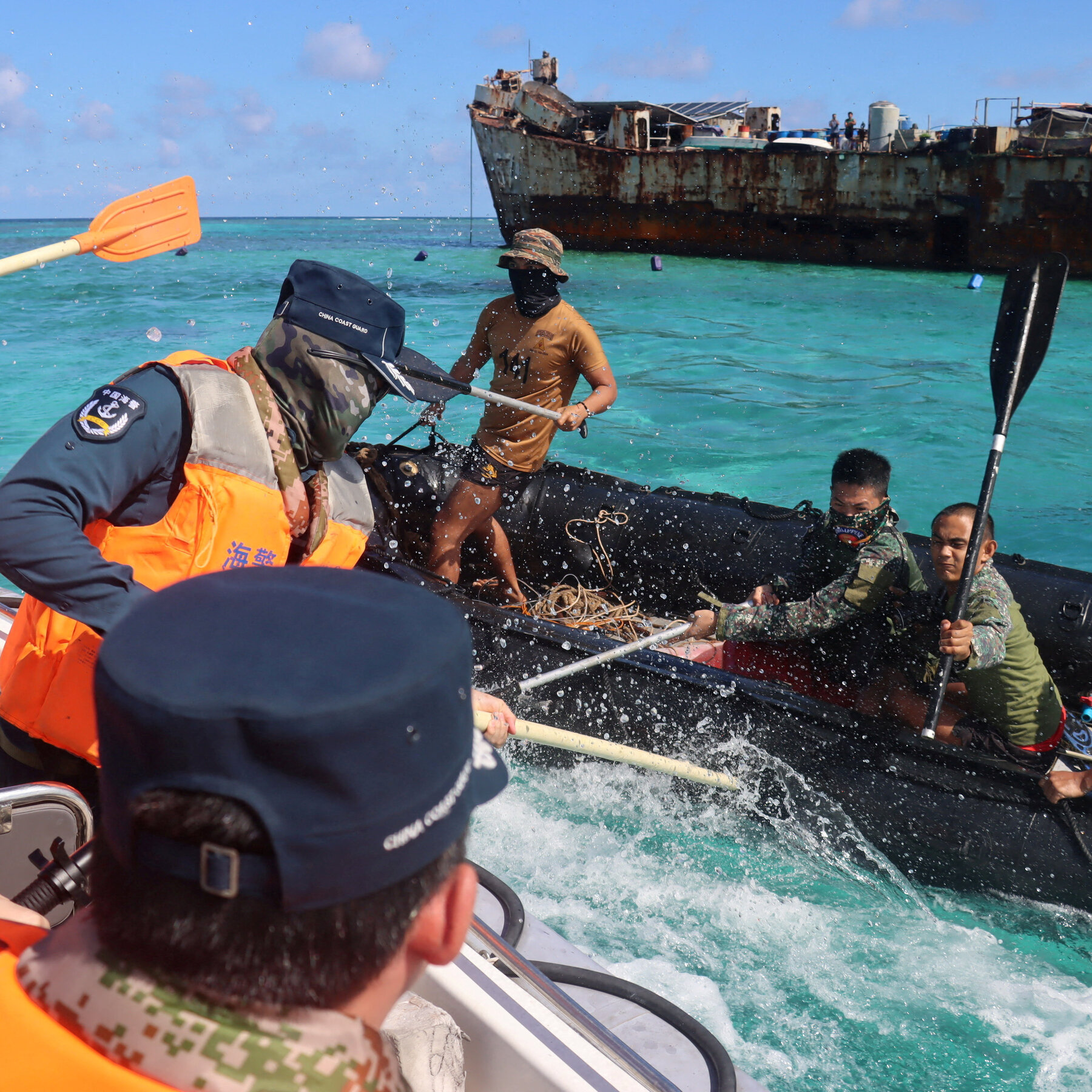 Philippines reports sailor injured in clash with Chinese Coast Guard