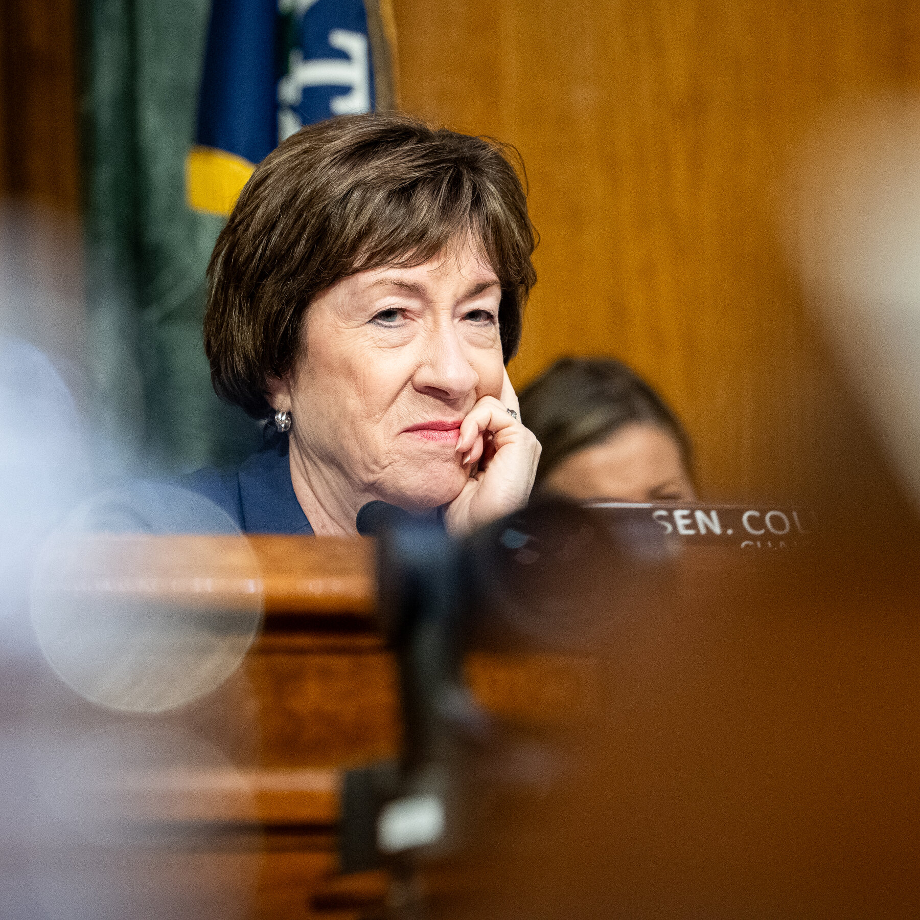 Senatorin Susan Collins sieht sich harten Fragen zu früherer Oberster-Gericht‑Unterstützung gegenüber