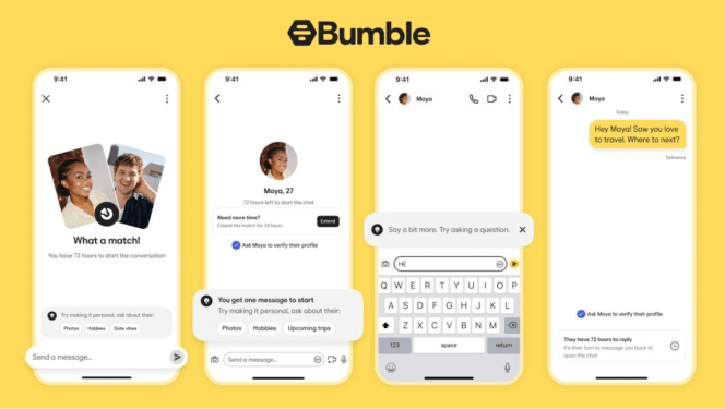Bumble Elimina su Regla Histórica que Requería a las Mujeres que Iniciaran la Conversación