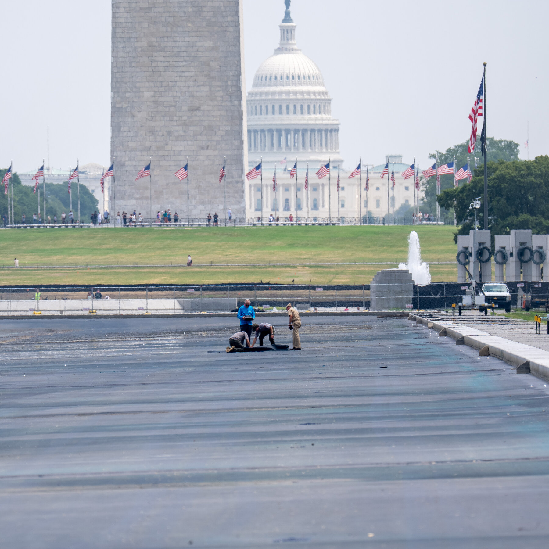 El olímpico David Hearn busca bloquear la reactivación de cargos por el Reflecting Pool