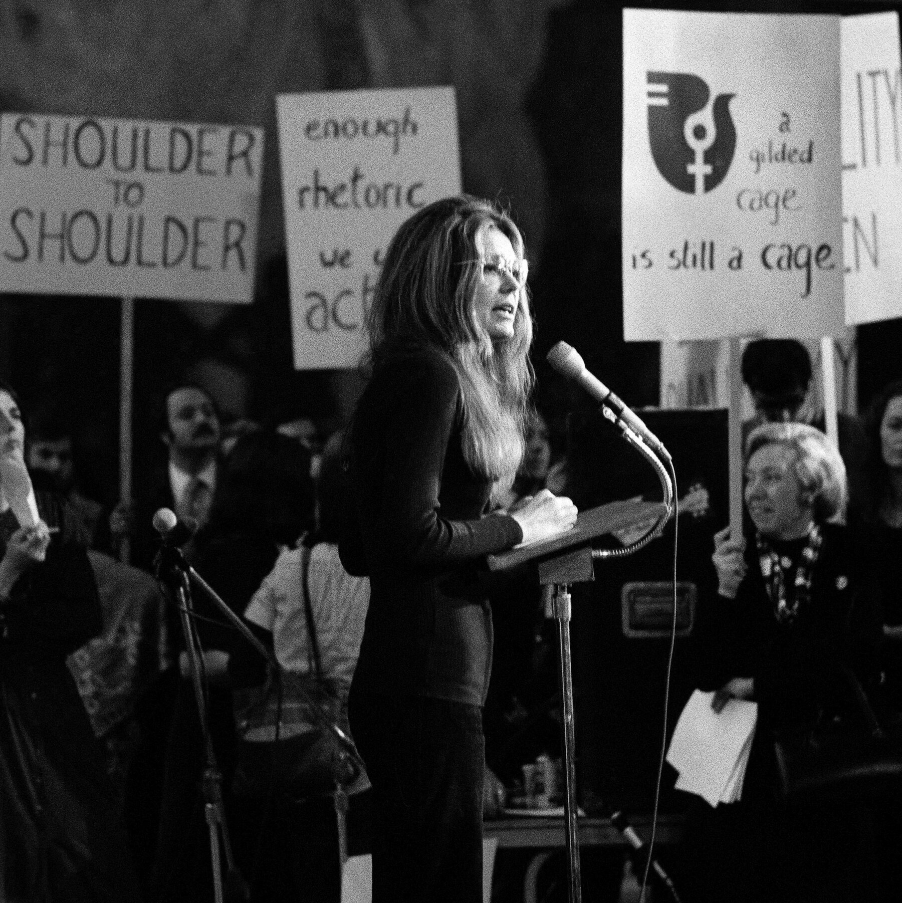 Public Figures Honor the Legacy of Activist Gloria Steinem