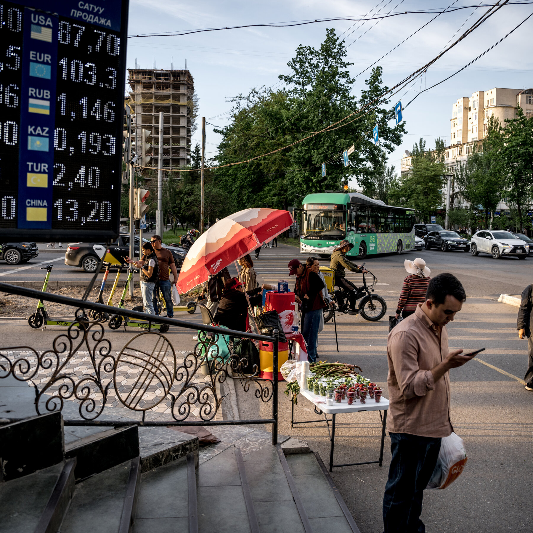 Kırgızistan, Ukrayna Savaşıyla Bağlantılı Ticaret Tarafından Ekonomik Bir Günalış Yaşıyor